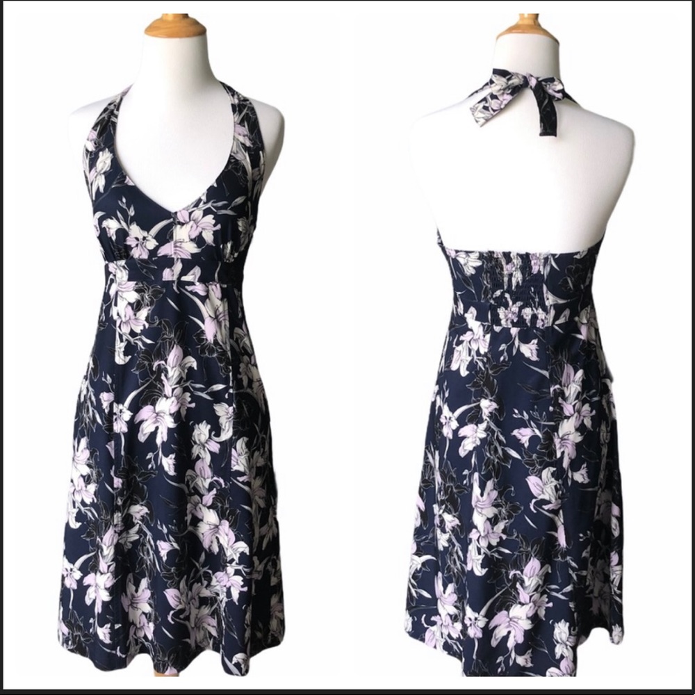 Athleta Pack Everywhere Japanese Lily Dress Sz4